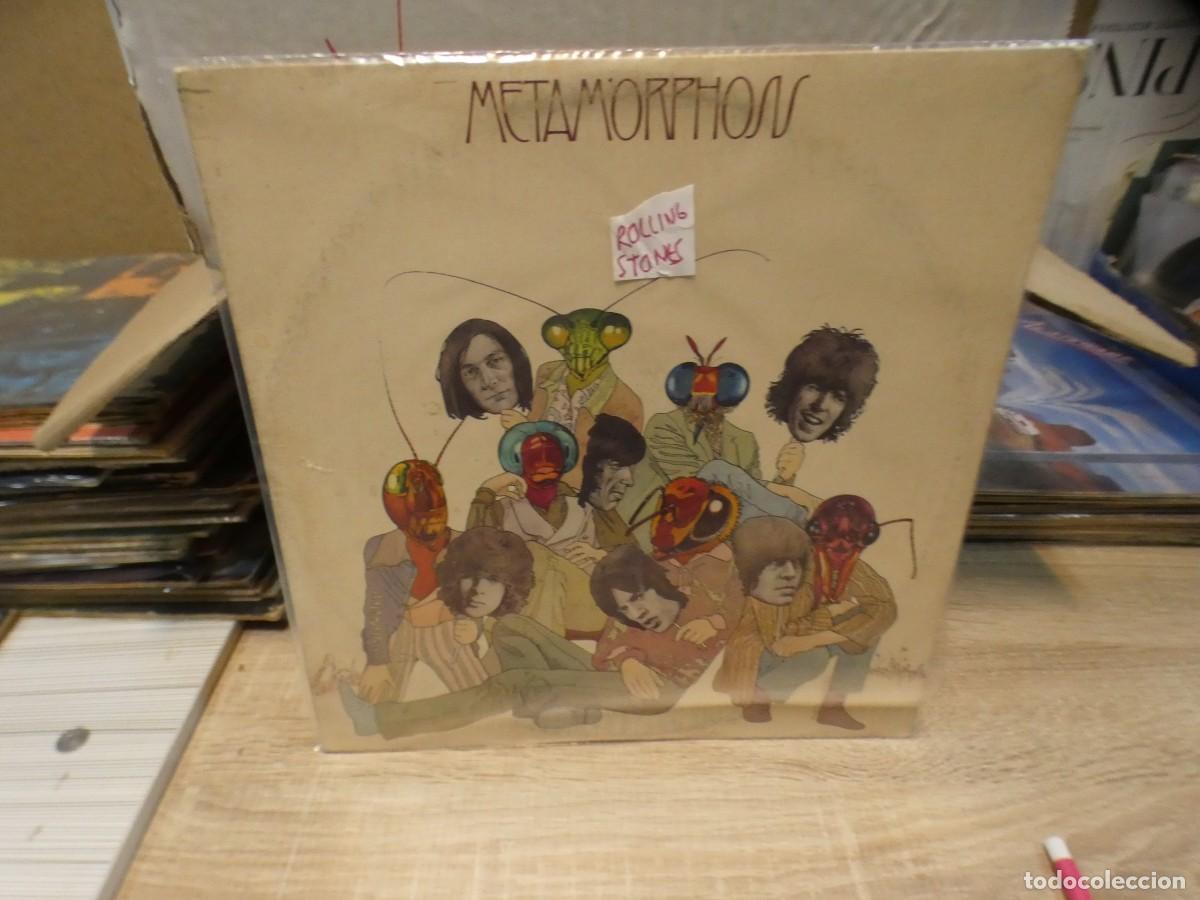 Discos de vinilo: ARKANSAS1980 BOXX711 VINILO LEVES SE&Ntilde;ALES DE USO METAMORPHOSIS THE ROLLING STONES