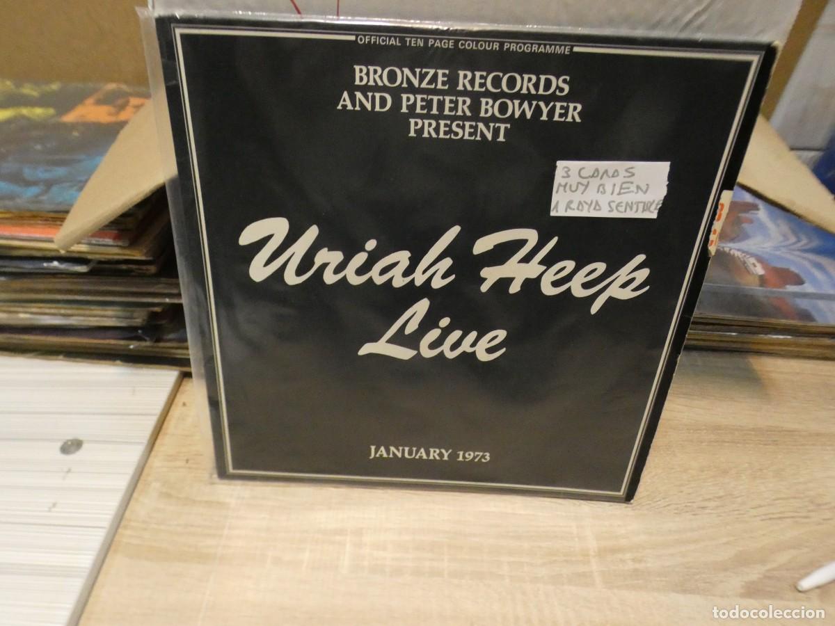 Discos de vinilo: ARKANSAS1980 BOXX711 VINILO MUY USADO AUN REPRODUCIBLE URIAH HEEP 3 CARAS MUY BIEN 1 RAYA SENTIBLE