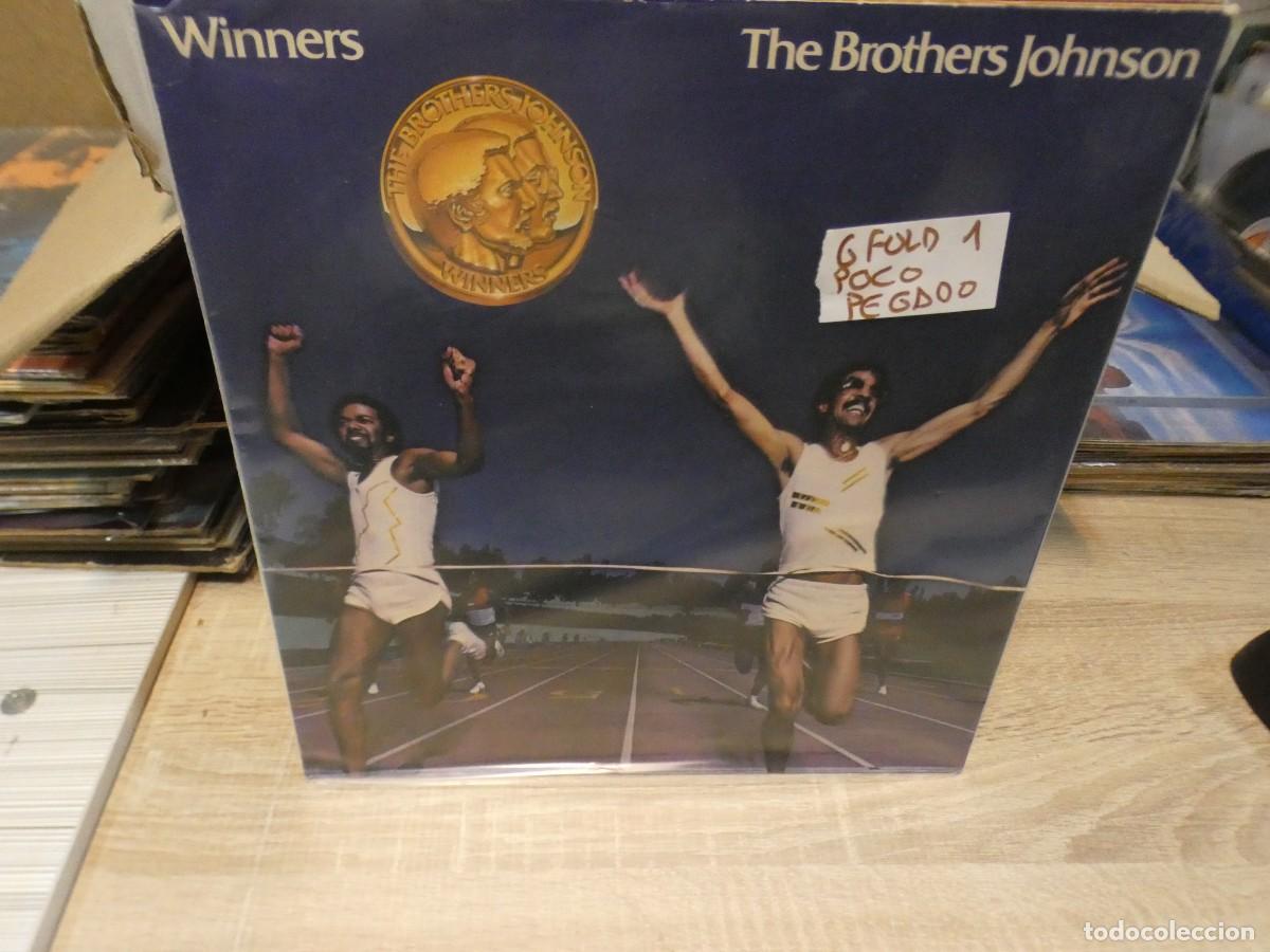 Discos de vinilo: ARKANSAS1980 CAJJ721 VINILO LEVES SE&Ntilde;ALES DE USO THE BROTHERS JOHNSON GFOLD 1 POCO PEGADO