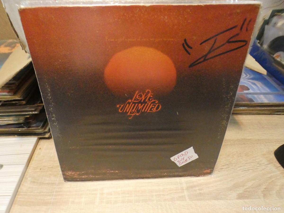 Discos de vinilo: ARKANSAS1980 CAJJ721 VINILO LEVES SE&Ntilde;ALES DE USO LOVE UNLIIMITED GFOLD MUY GRUESO