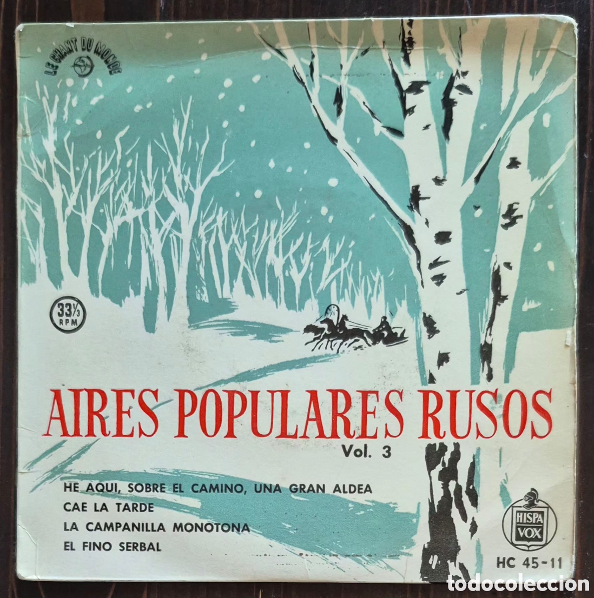 Discos de vinilo: EP - VARIOS - AIRES POPULARES RUSOS - 1960 ESPA&Ntilde;A