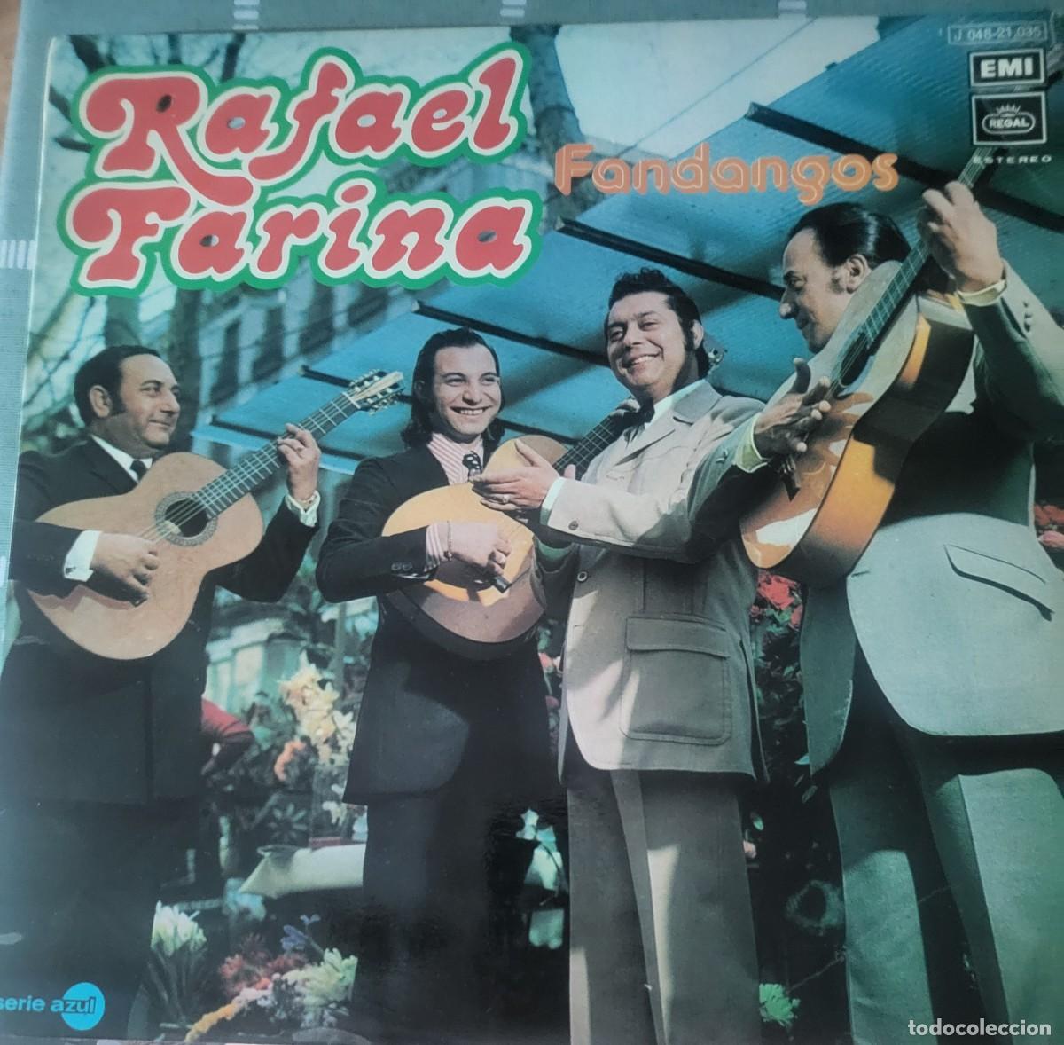 Discos de vinilo: Rafael Farina Lp sello Emi-Regal editado en Espa&ntilde;a...a&ntilde;o 1973 Fandangos.