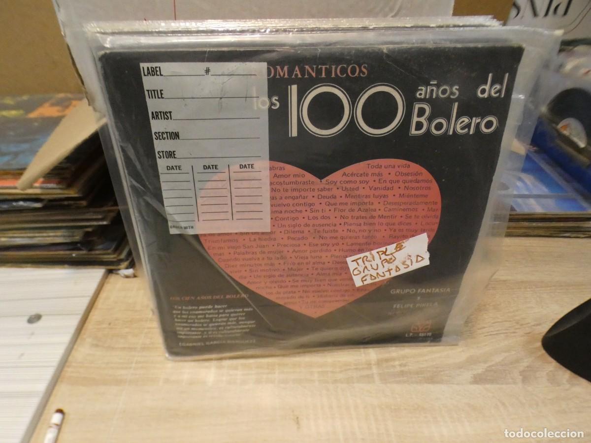 Discos de vinilo: ARKANSAS1980 PACC692 VINILO BUEN ESTADO RECOP DE BOLERO TRIPLE GRUPO FANTASIA