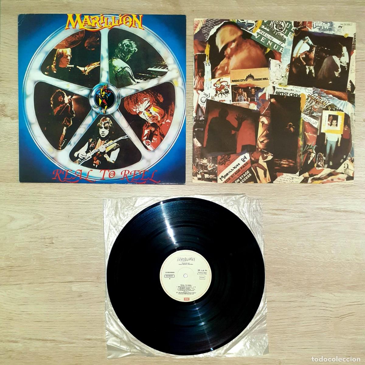 Discos de vinilo: Lp vinilo de MARILLION Real to reel (EMI, 1984).
