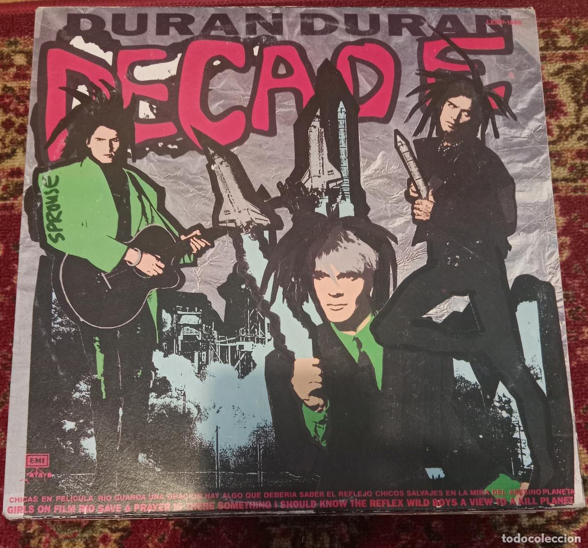 Discos de vinilo: Duran Duran &ndash; Decade Lp Mexico 1990