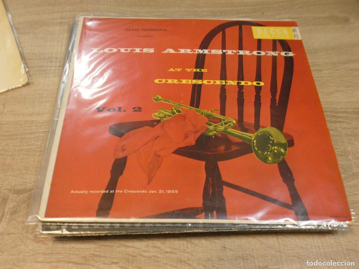 Discos de vinilo: ARKANSAS1980 LOTT720 VINILO LEVES SE&Ntilde;ALES DE USO LOUIS ARMSTRONG