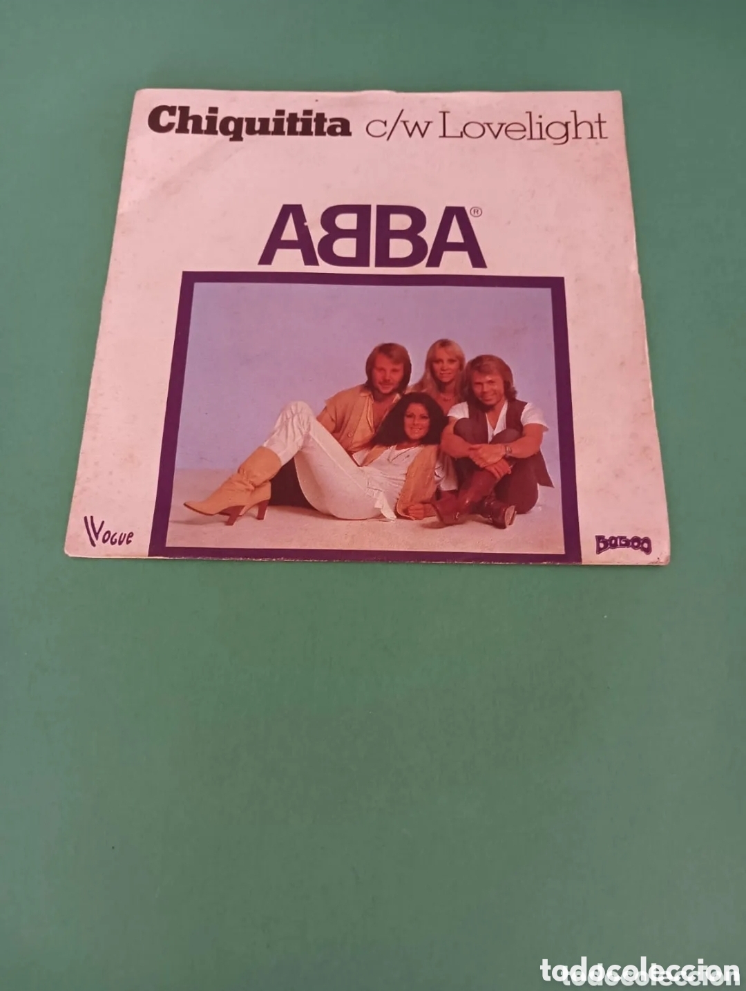 Vinyl records: ABBA, CHIQUITITA. Single