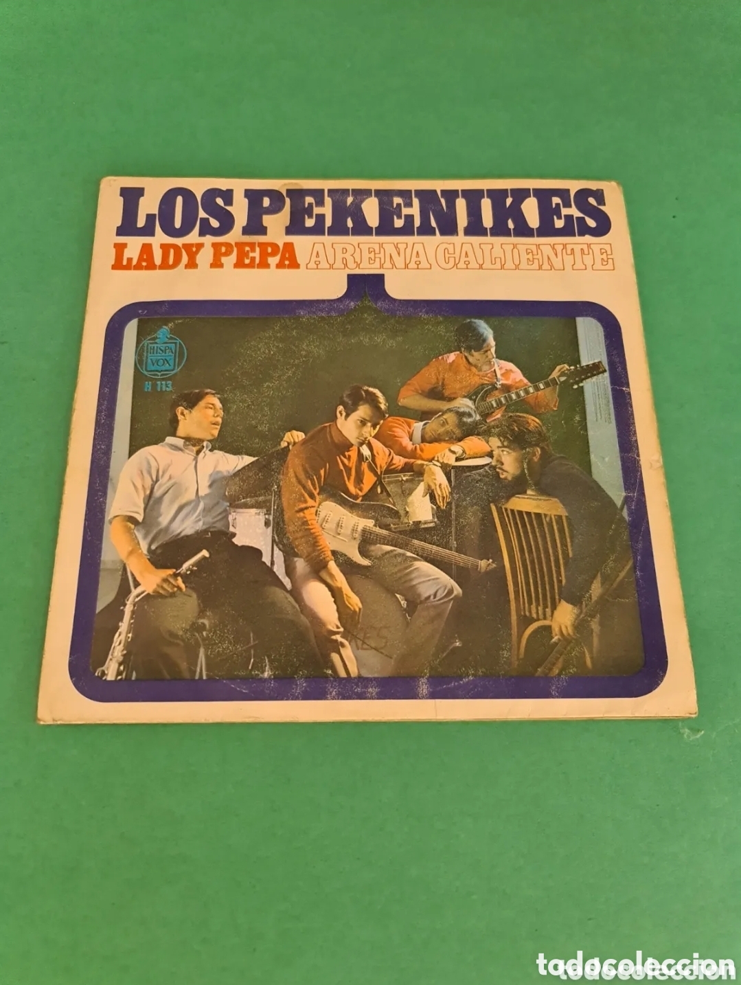 Discos de vinilo: Single Los Pekenikes. Lady Pepa / Arena Caliente.
