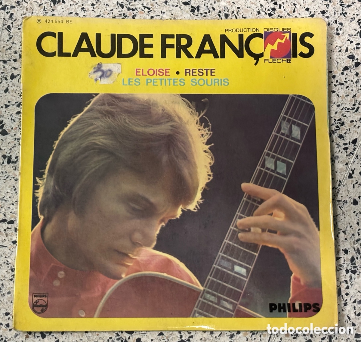 Discos de vinilo: CLAUDE FRAN&Ccedil;OIS Eloise / Reste EP 7&rdquo; 45 RPM 1968 France Philips 424.554 BE