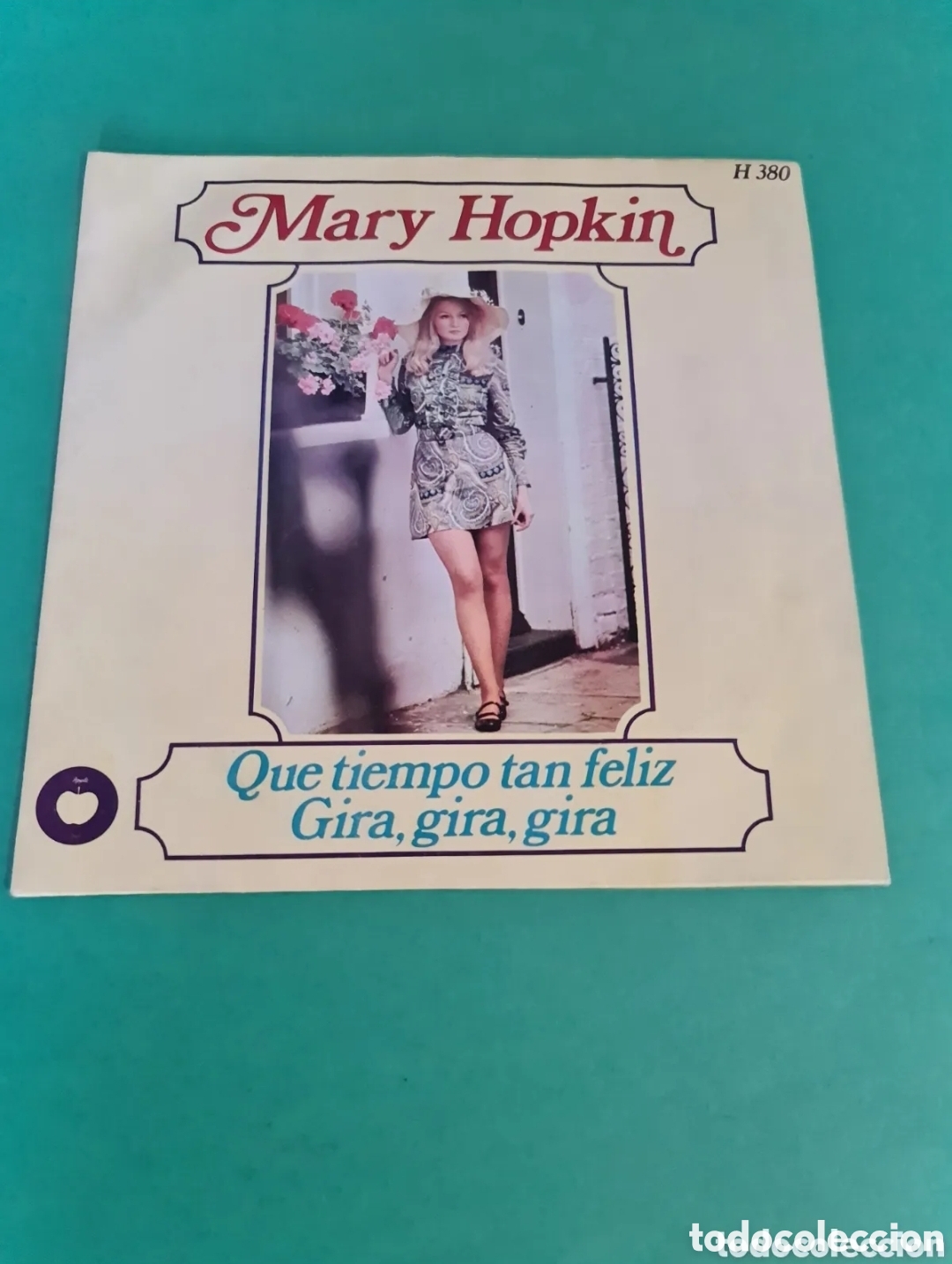 Discos de vinilo: Single Mary Hopkin. Que tiempo tan feliz.