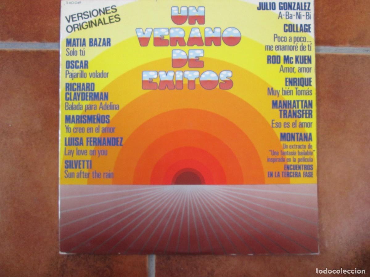 Discos de vinilo: UN VERANO DE &Eacute;XITOS. LP Recopilatorio, ed espa&ntilde;ola 12&rdquo; 1978. Muy buen estado (VG+)