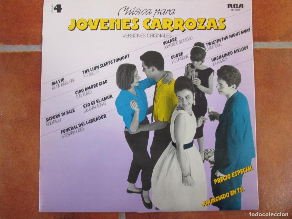 Discos de vinilo: M&Uacute;SICA PARA J&Oacute;VENES CARROZAS Vol 4. LP, ed espa&ntilde;ola 123&rdquo; 1980. Magn&iacute;fico estado (VG+/NM)