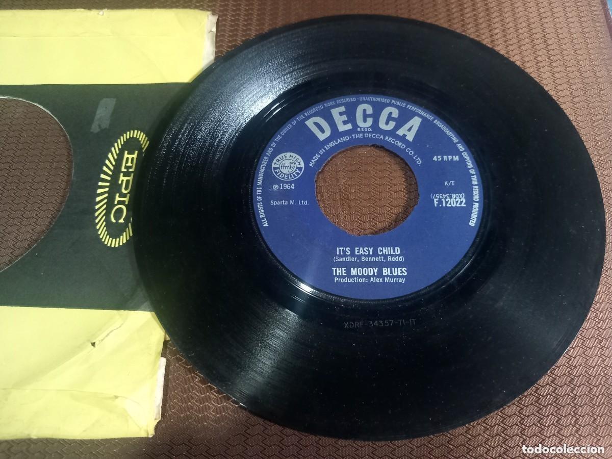 Discos de vinilo: The Moody Blues / Go Now ! - It's Easy Child / Single 7&rdquo; [Ed. England 1964]