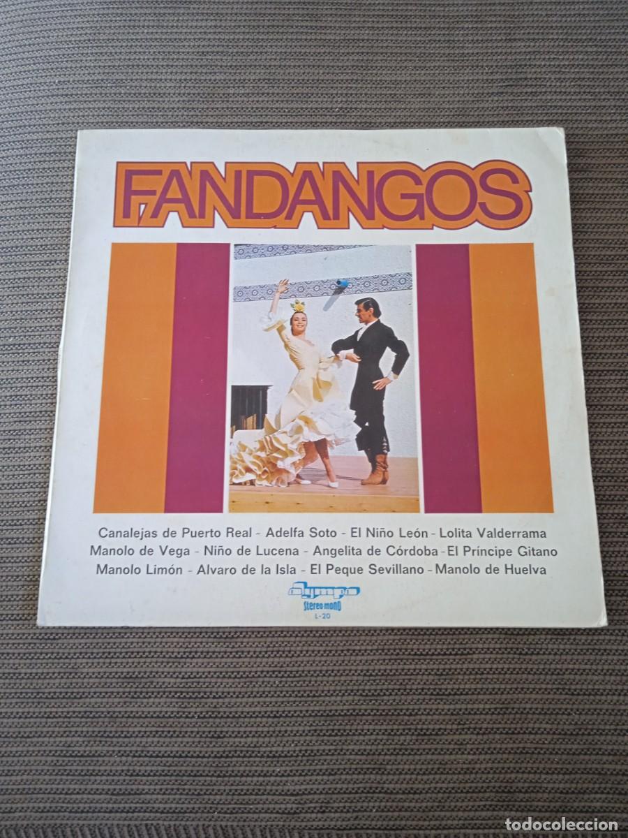 Discos de vinilo: Fandangos | canalejas de puerto real adelfa soto el ni&ntilde;o Le&oacute;n Lolita Valderrama| Disco Vinilo Musica