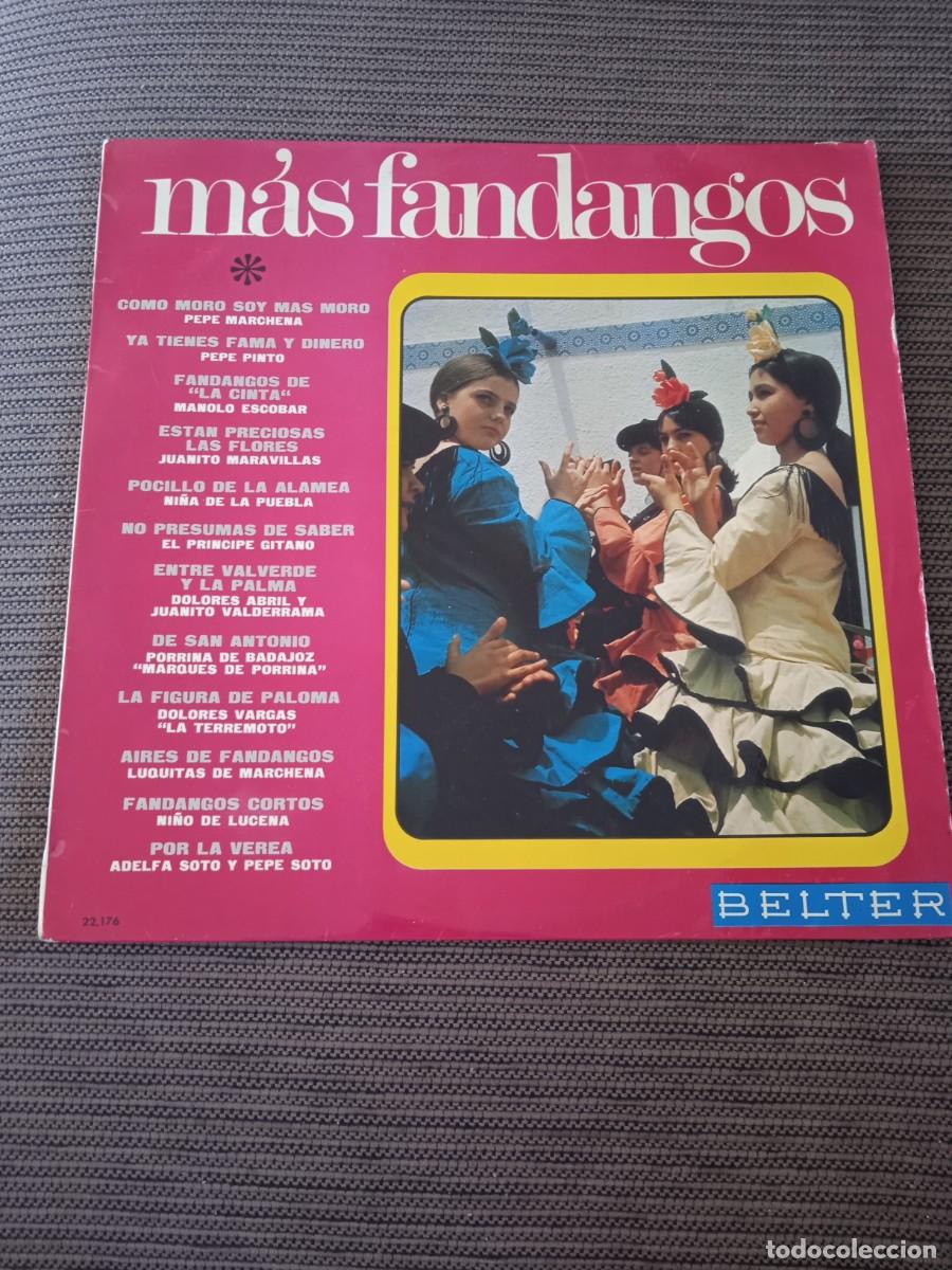 Discos de vinilo: M&aacute;s fandangos | pepe Marchena manolo Escobar Juanito maravillas | Disco Vinilo Musica