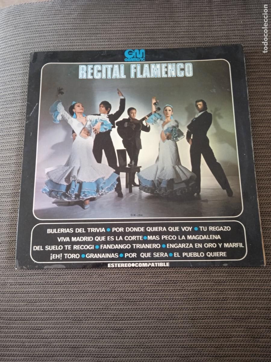 Discos de vinilo: Recital flamenco | buler&iacute;as del trivia por donde quieras que voy t&uacute; regazo | Disco Vinilo Musica