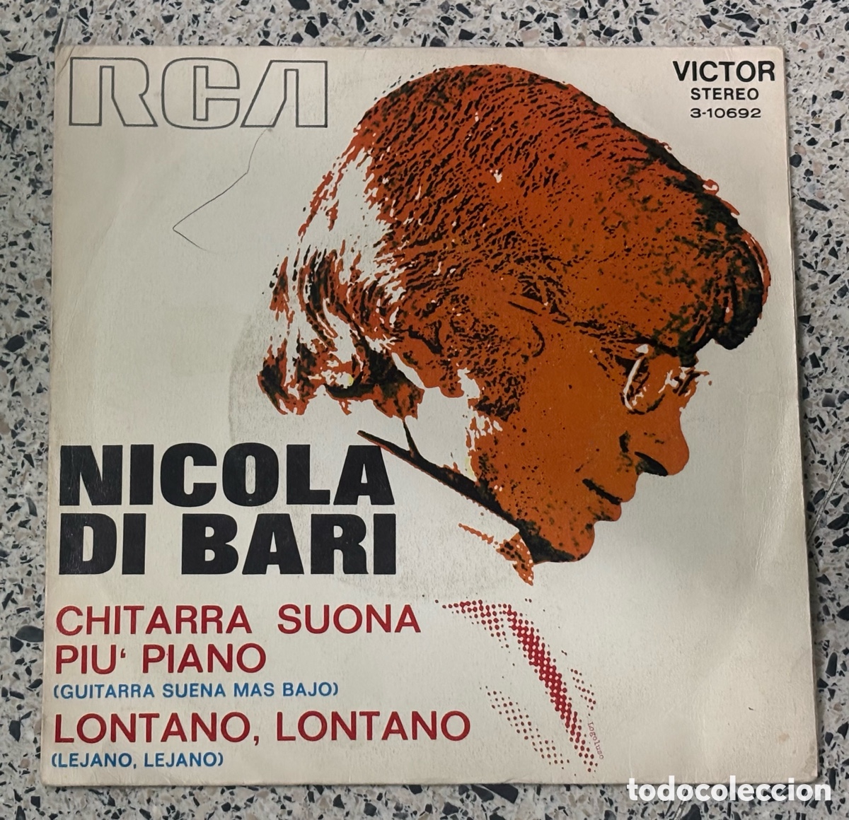 Discos de vinilo: NICOLA DI BARI - Chitarra Suona Piu Piano / Lontano Lontano 7&rdquo; Single Vinyl 1972