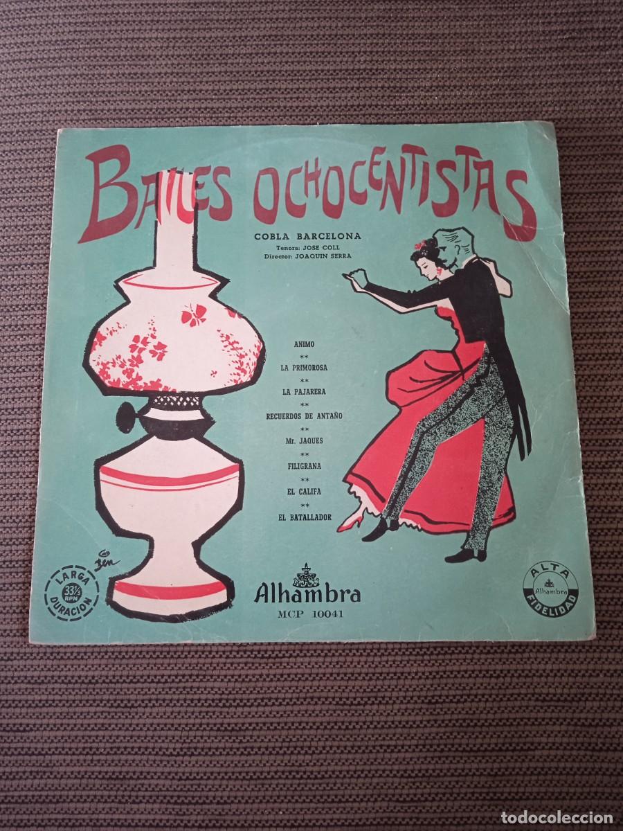 Discos de vinilo: Bailes ochocentistas | Cobla Barcelona | Disco Vinilo Musica
