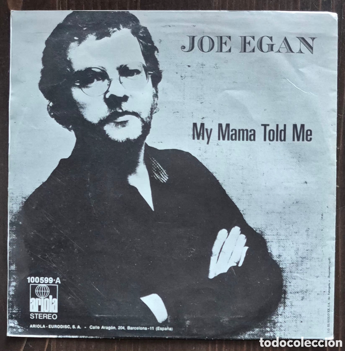Discos de vinilo: SINGLE - JOE EGAN - BACK ON THE ROAD - 1979 ESPA&Ntilde;A - Foto 2