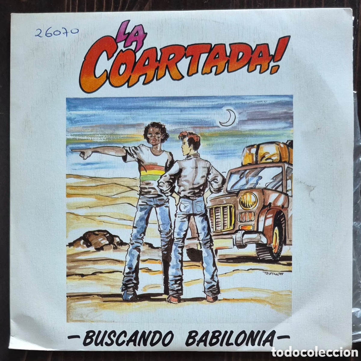 Discos de vinilo: SINGLE - LA COARTADA - BUSCANDO BABILONIA - 1988 ESPA&Ntilde;A (PROMO)