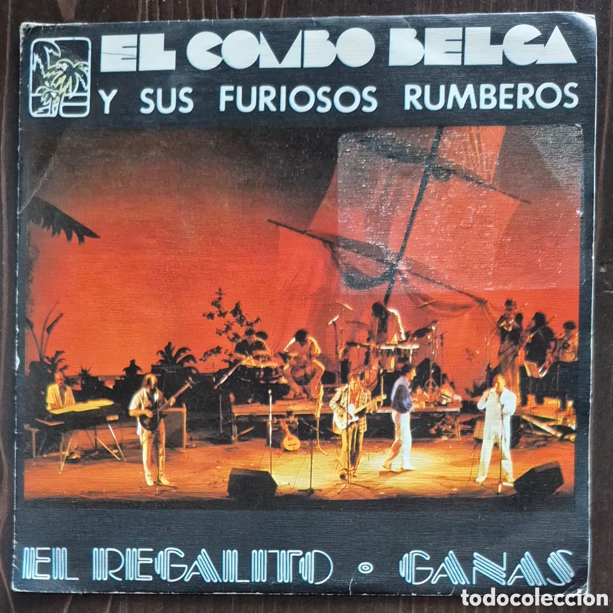Discos de vinilo: SINGLE - EL COM BELGA Y SUS FURIOSOS RUMBEROS - EL REGALITO - 1986 ESPA&Ntilde;A (PROMO)