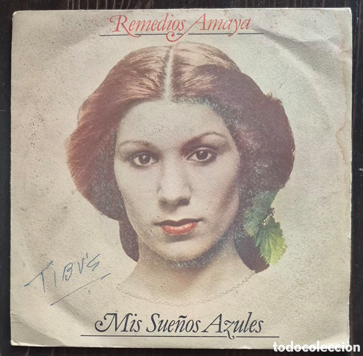 Discos de vinilo: SINGLE - REMEDIOS AMAYA - MIS SUE&Ntilde;OS AZULES - 1978 ESPA&Ntilde;A