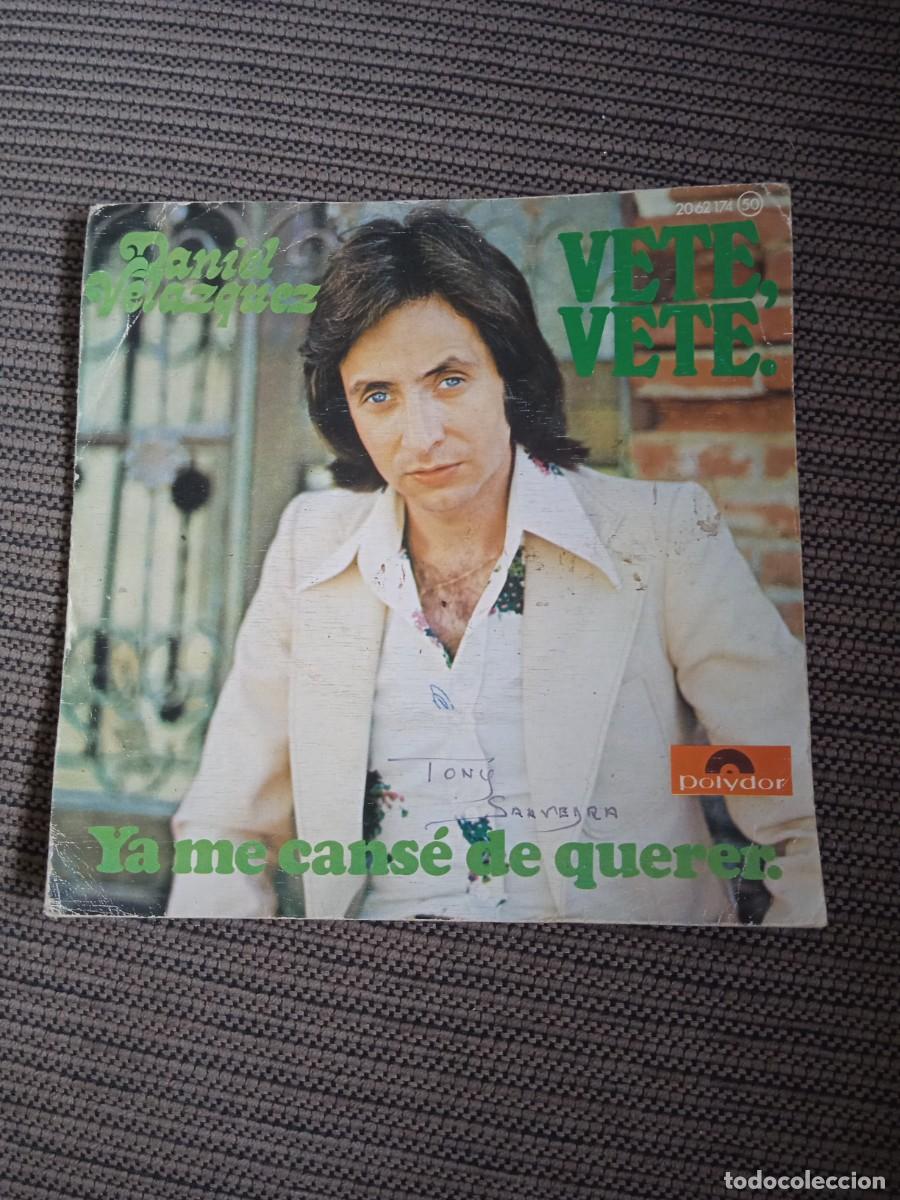 Discos de vinilo: Daniel Vel&aacute;zquez | Ya me cans&eacute; de querer | Disco Vinilo Musica