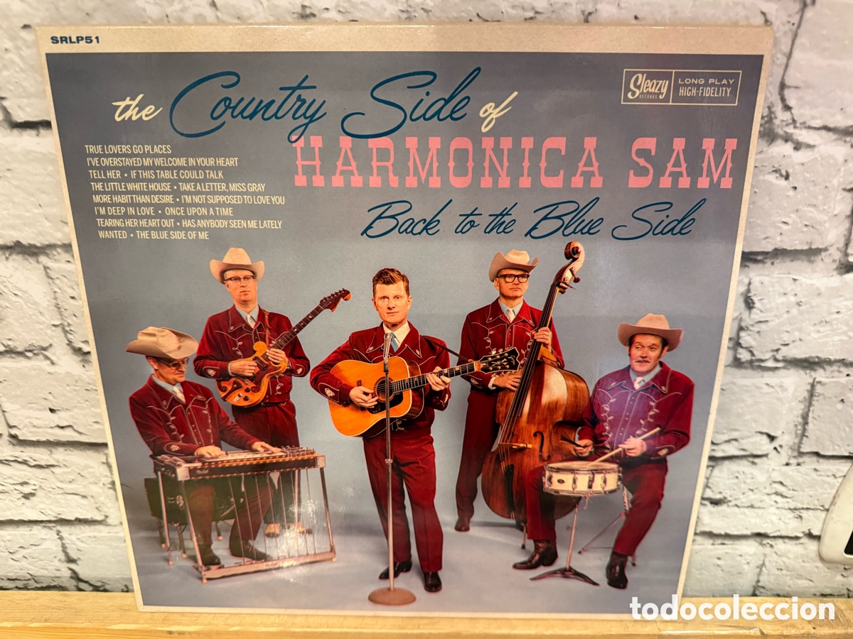 Discos de vinilo: The Country Side Of Harmonica Sam &lrm;&ndash; Back To The Blue Side. Lp vinilo