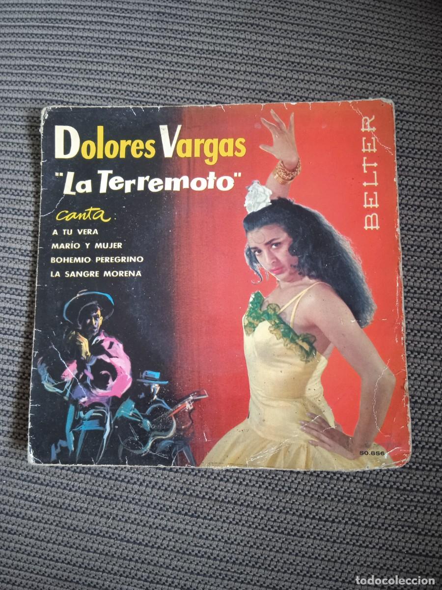 Discos de vinilo: Dolores Vargas La terremoto | A tu vera Mario y mujer | Disco Vinilo Musica