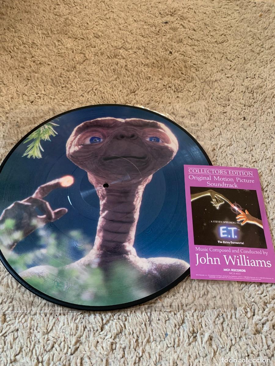 Discos de vinilo: LP PICTURE DISC. E.T. EXTRA TERRIAL-EXTRATERRESTRE. ORIGINAL 1982. MUY BUENA CONSERVACION