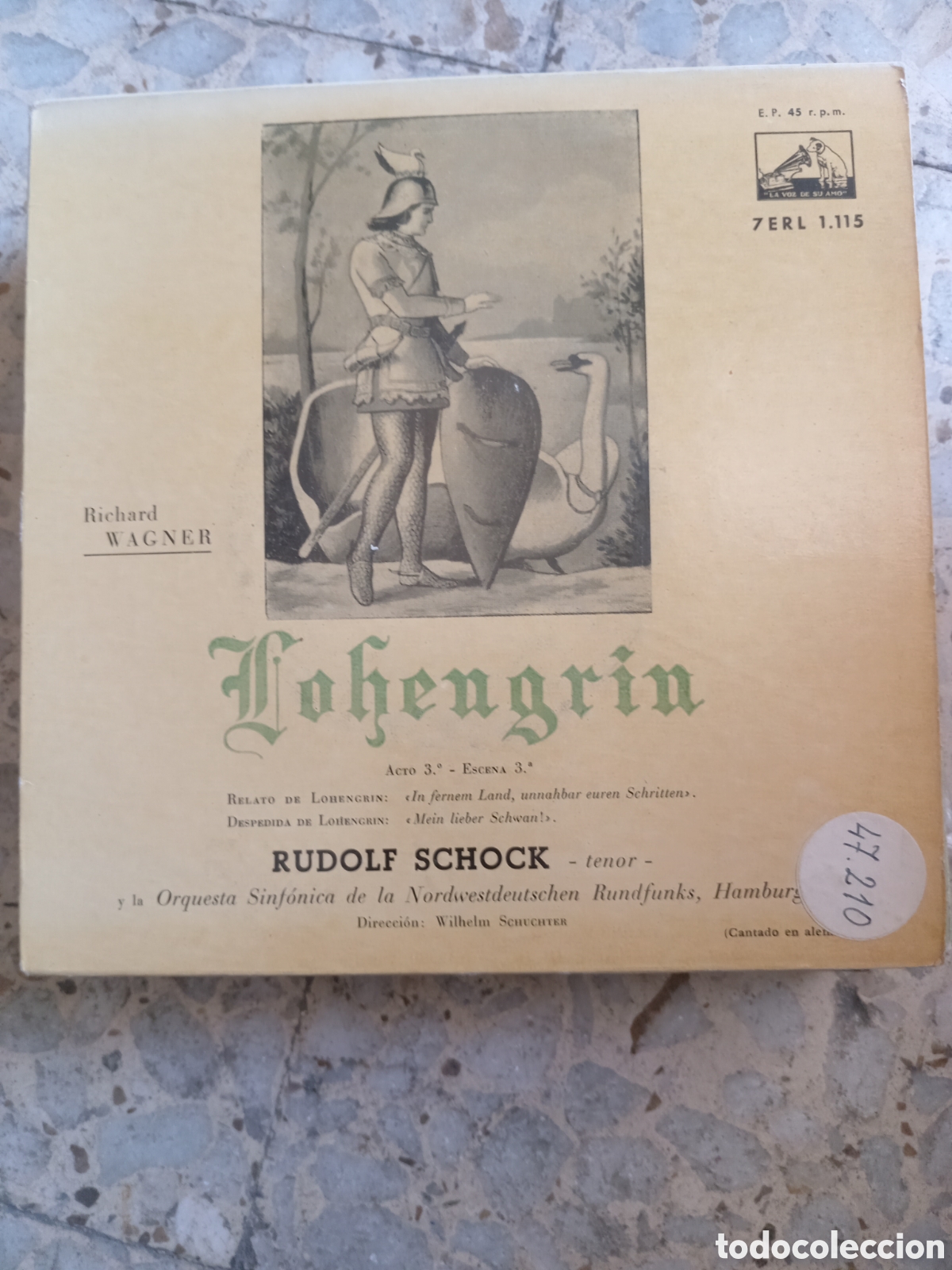 Discos de vinilo: SGL LOHENGRIN WAGNER RUDOLF SCHOCK