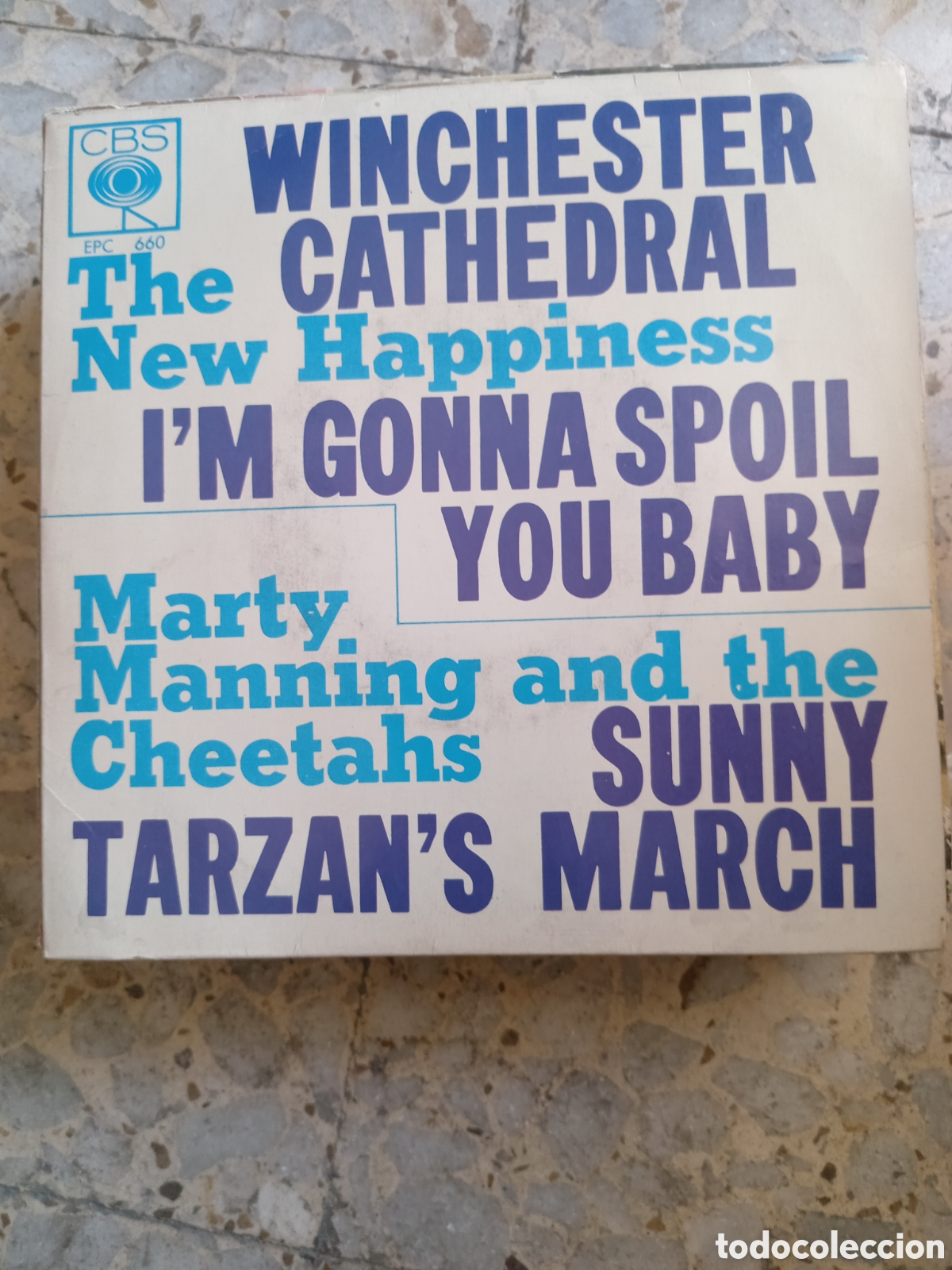 Discos de vinilo: EP NEW HAPPINESS WINCHESTER CATHEDRAL MARTY MANNING AND THE CHEETAHS SUNNY 1966 MEXICO