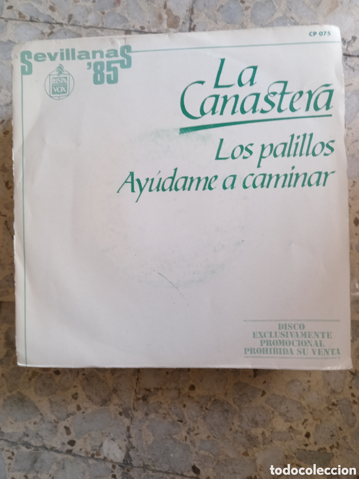 Discos de vinilo: SGL LA CANASTERA LOS PALILLOS AYUDAME A CAMINAR 1985 PROMO