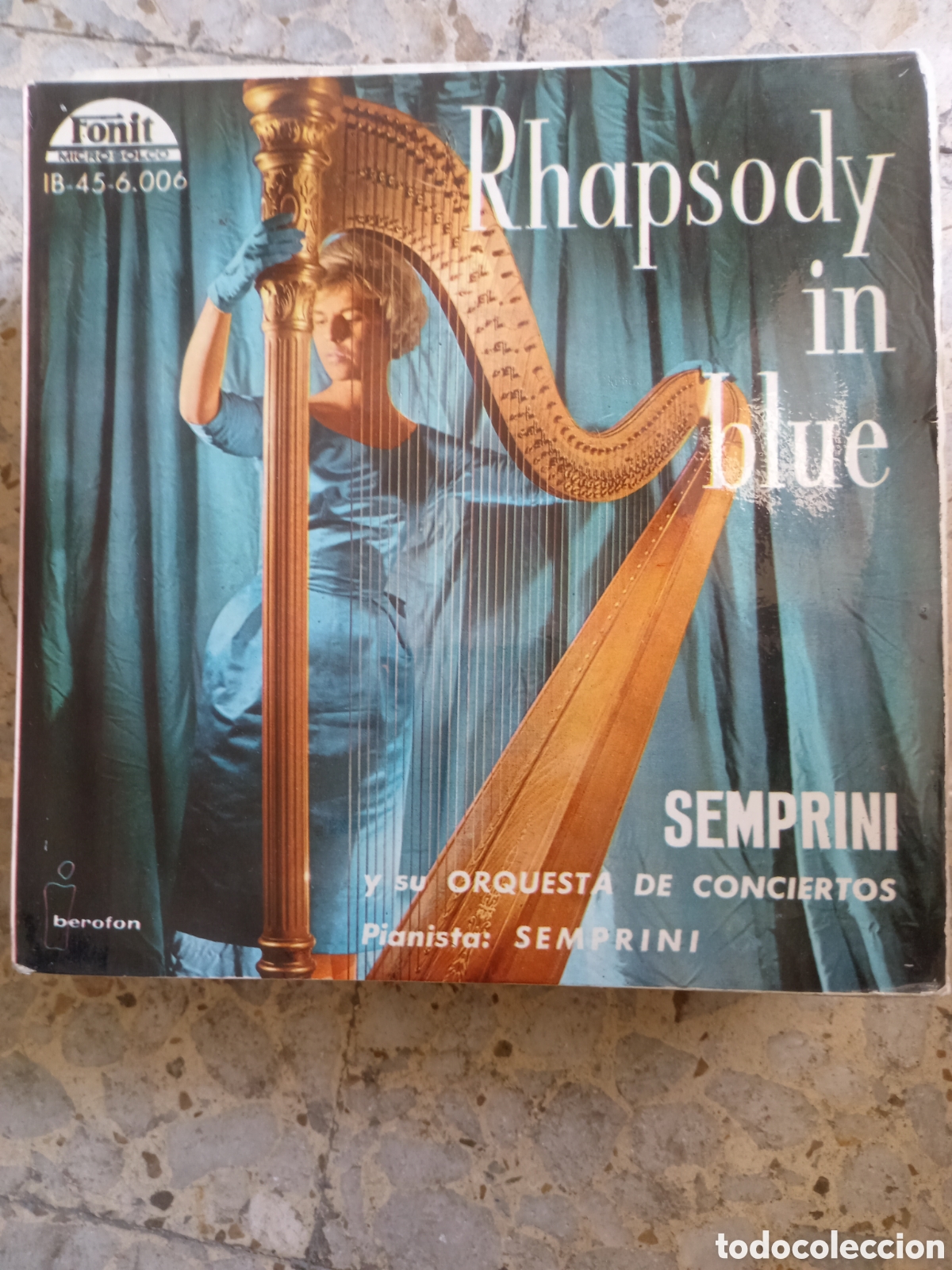 Discos de vinilo: SGL RHAPSODY IN BLUE SEMPRINI 1960