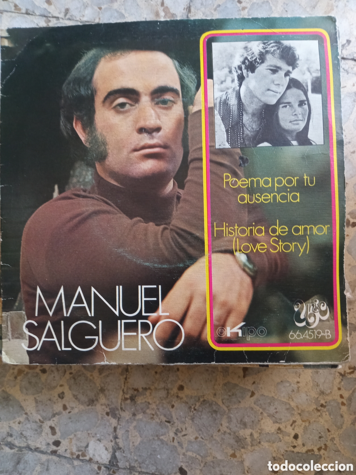 Discos de vinilo: SGL MANUEL SALGUERO POEMA POR TU AUSENCIA 1971