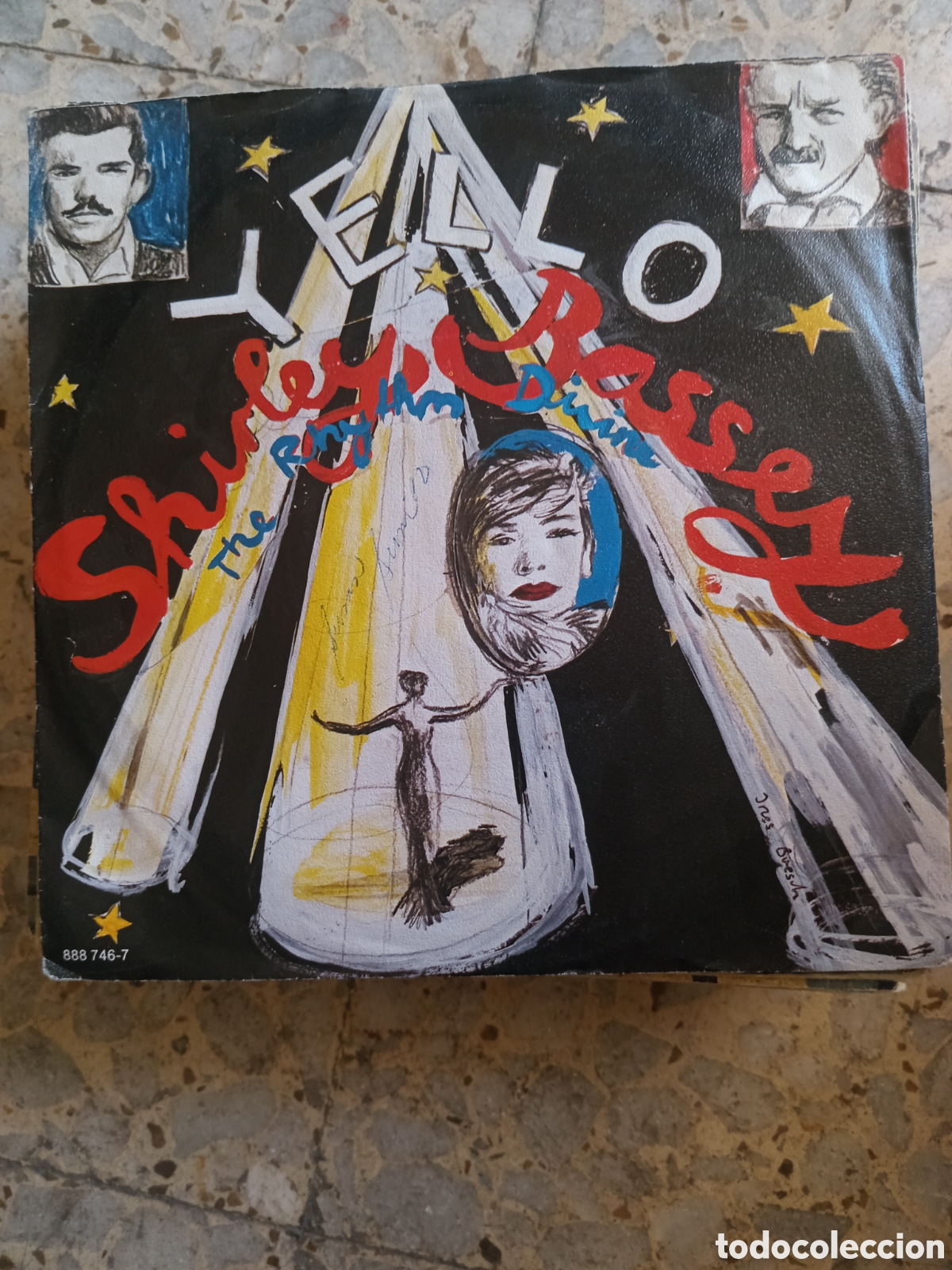 Discos de vinilo: SGL YELLO SHIRLEY BASSEY THE RHYTHM DIVINE DR VAN STEINER 1987 GERMANY