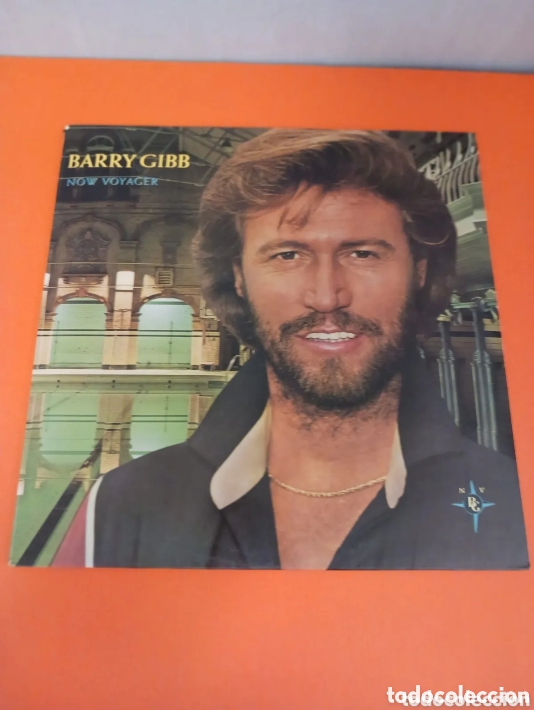 Discos de vinilo: LP Barry Gibb, Non Voyager. FUNCIONA.