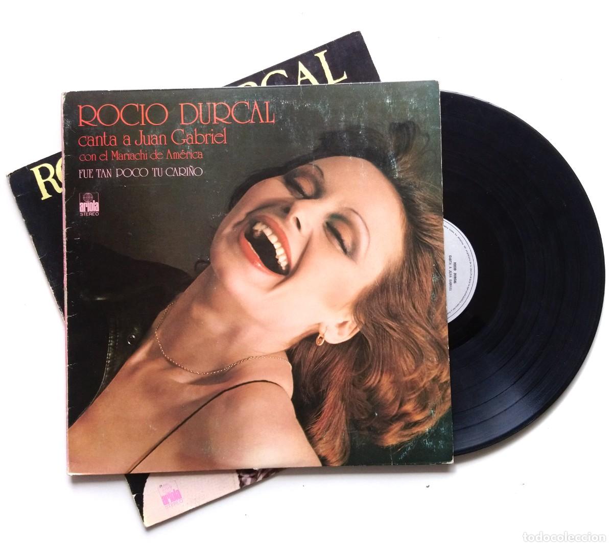 Discos de vinil: ROCiO DURCAL Lote 2 LP Canta a Juan Gabriel Rancheras Mariachi volumen 1 2