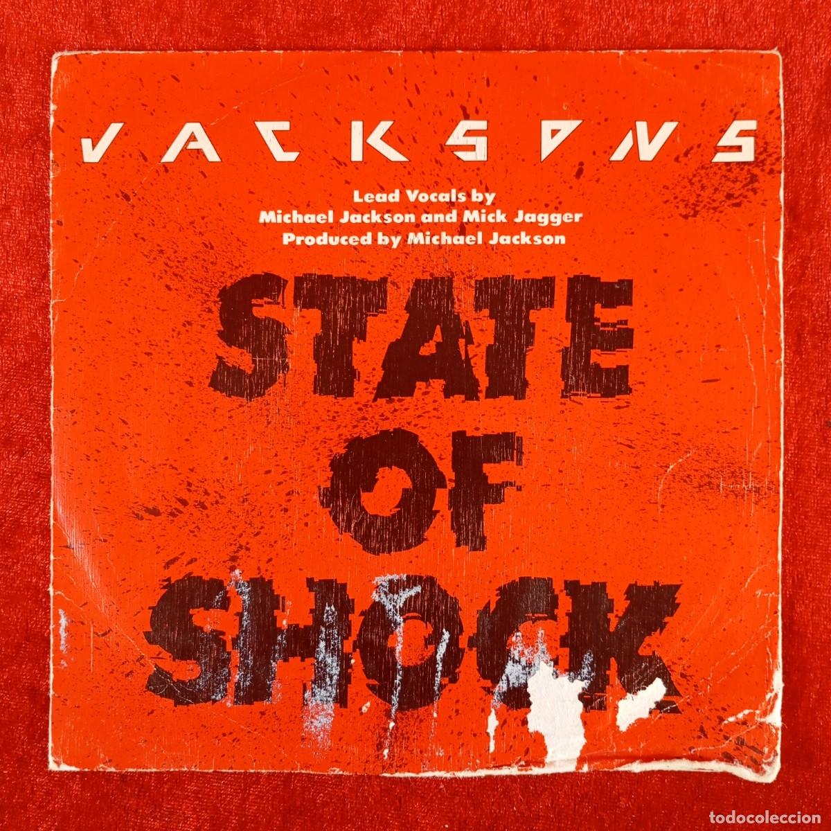 Discos de vinilo: JACKSON V - MICHAEL JACKSON - STATE OF SHOCK - EPC A-4431 - SINGLE - DISCO VINILO / 3793