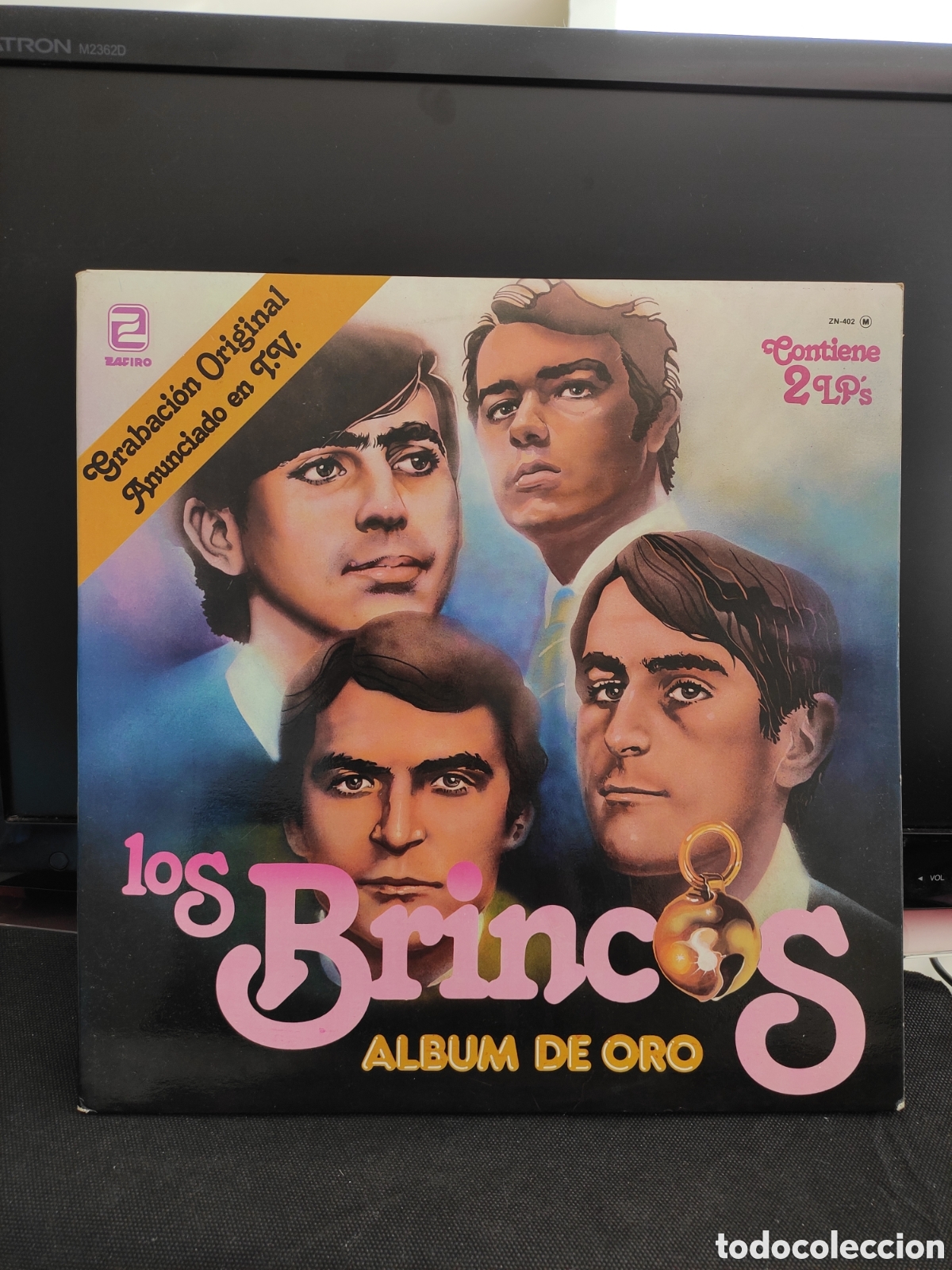 Discos de vinilo: Los Brincos - &Aacute;lbum de Oro - Doble LP Vinilo (Zafiro ZN-402, 1981) Iberof&oacute;n VG+/VG+