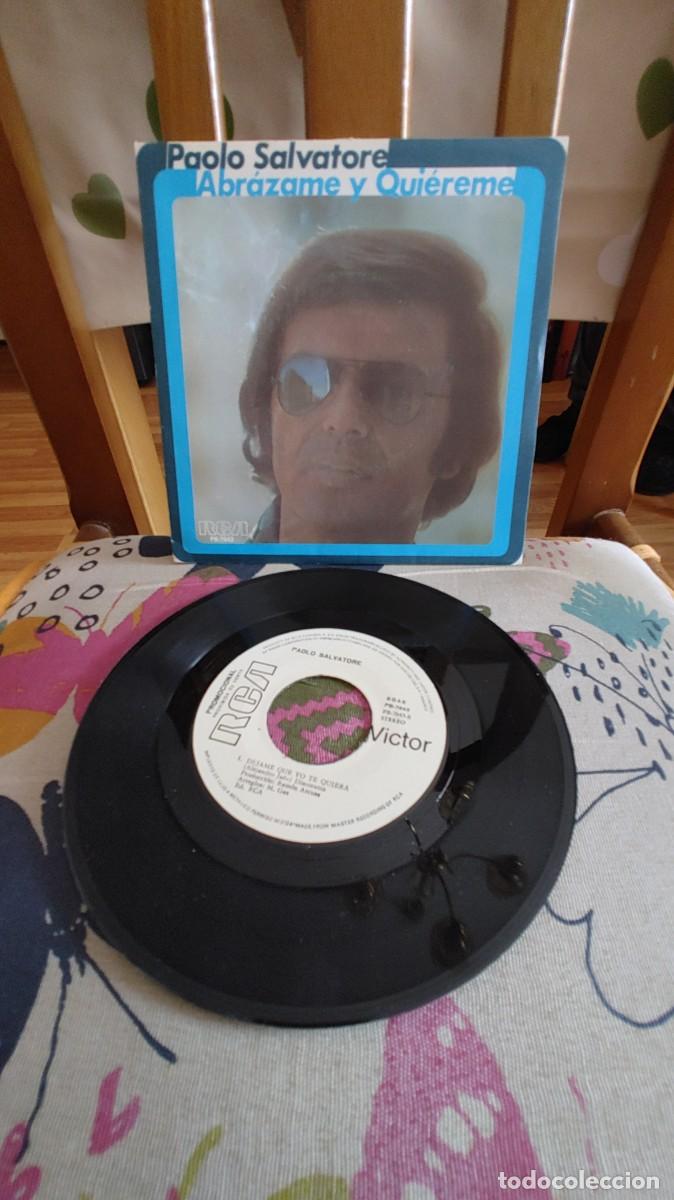 Discos de vinilo: PAOLO SALVATORE-SINGLE ABRAZAME Y QUIEREME