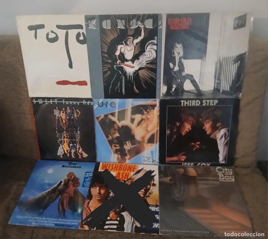 Disques de vinyle: LOTE CON 8 VINILOS DE HARD ROCK Y HEAVY METAL