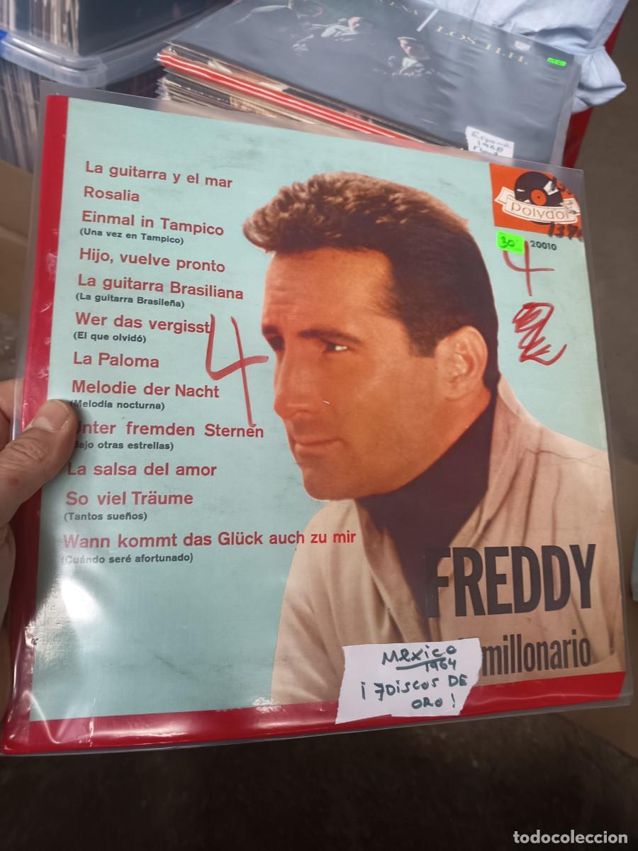 Discos de vinilo: LOTE 11, LP FREDDY EL MILLONARIO,( MEXICO 1964), GANADOR DE 7 DISCOS DE ORO!!