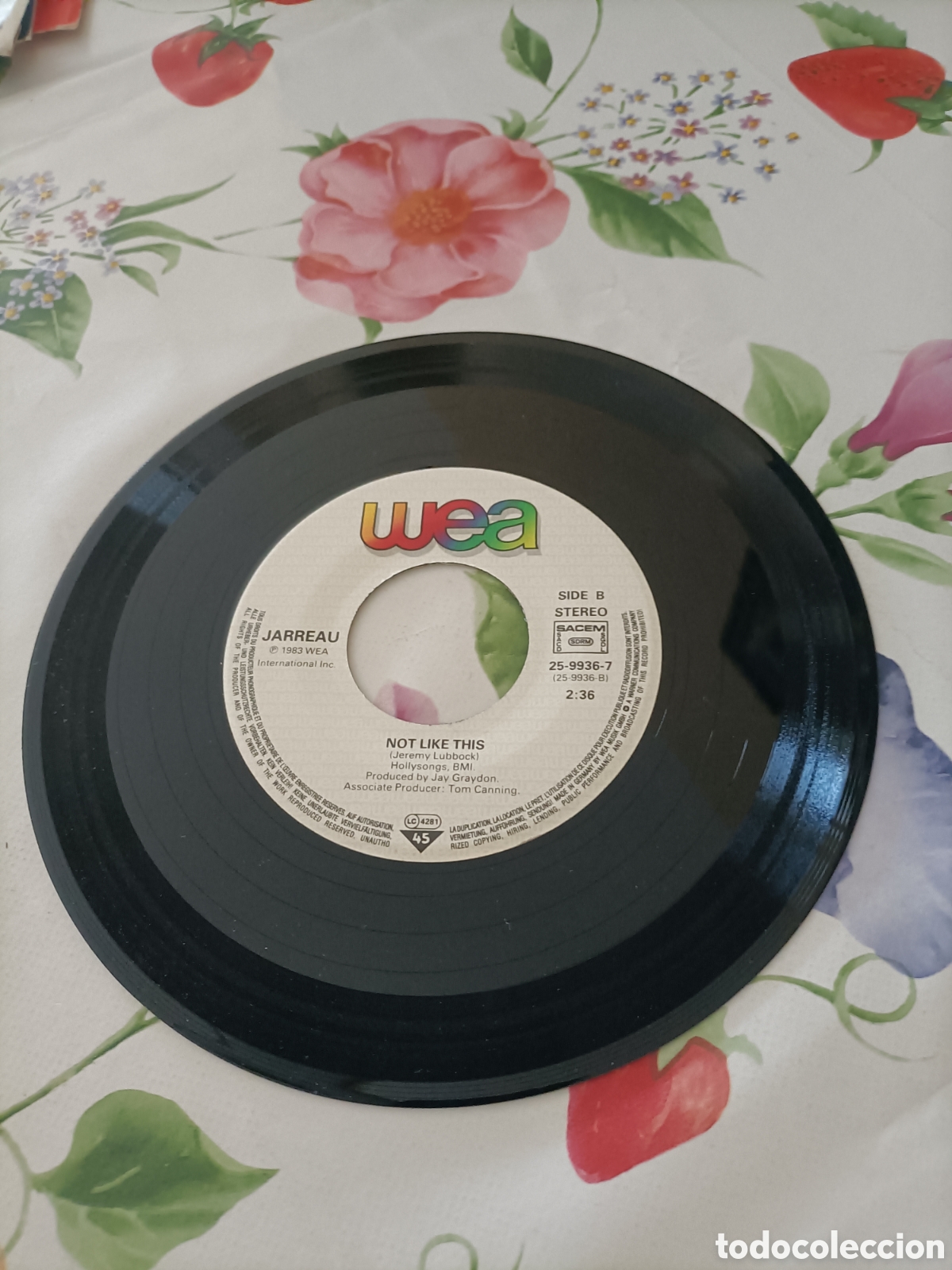 Discos de vinilo: Vinilo Single a&ntilde;os 80,Jarreau, - Foto 5
