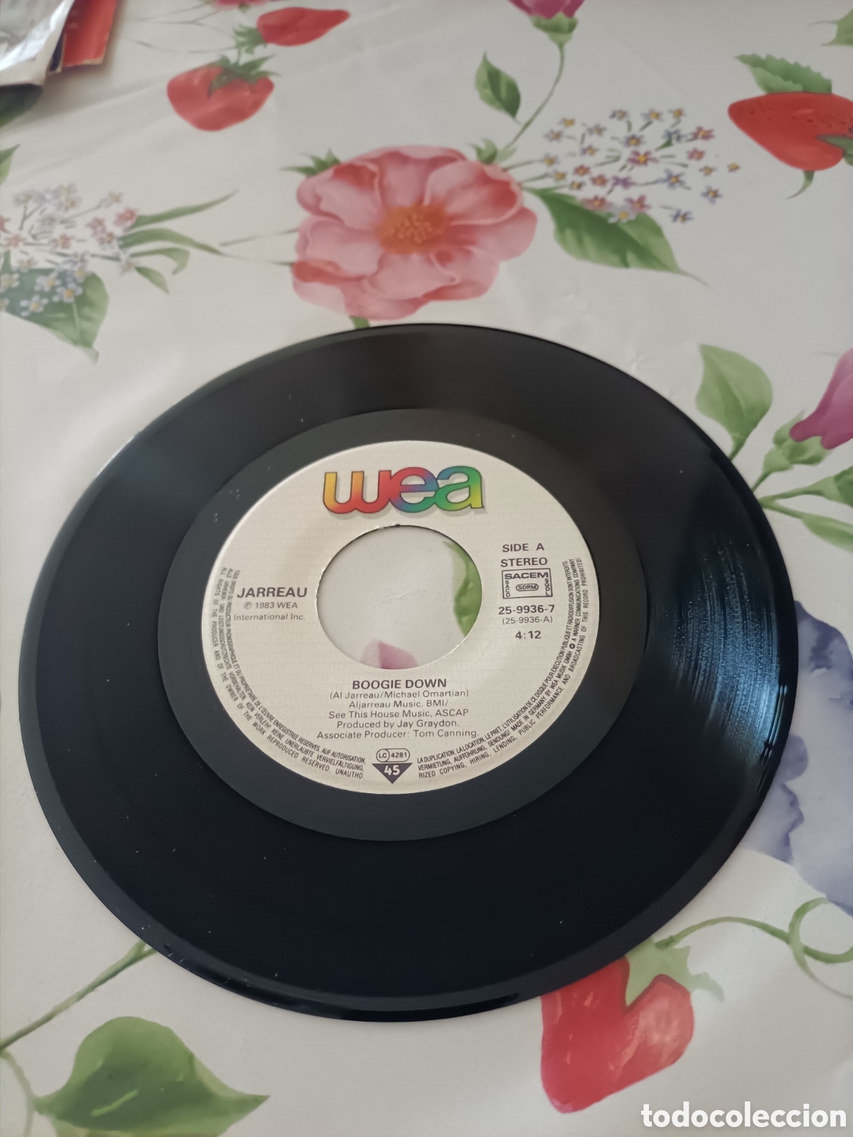 Discos de vinilo: Vinilo Single a&ntilde;os 80,Jarreau, - Foto 7