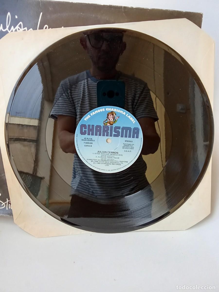 Discos de vinilo: Julian Lennon. Stick Around - Foto 4