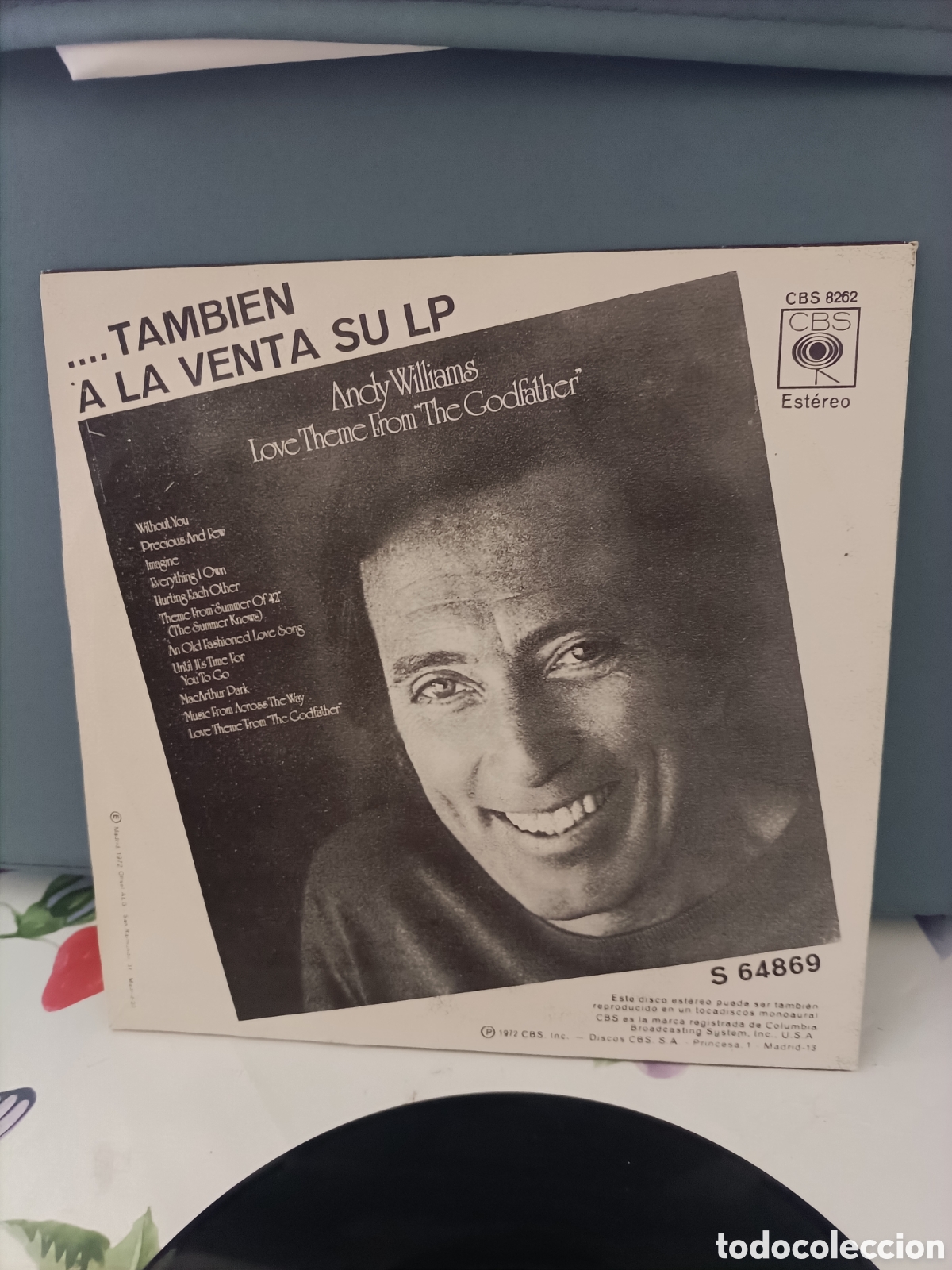 Discos de vinilo: Single Vintage,Andy Williams - Foto 3