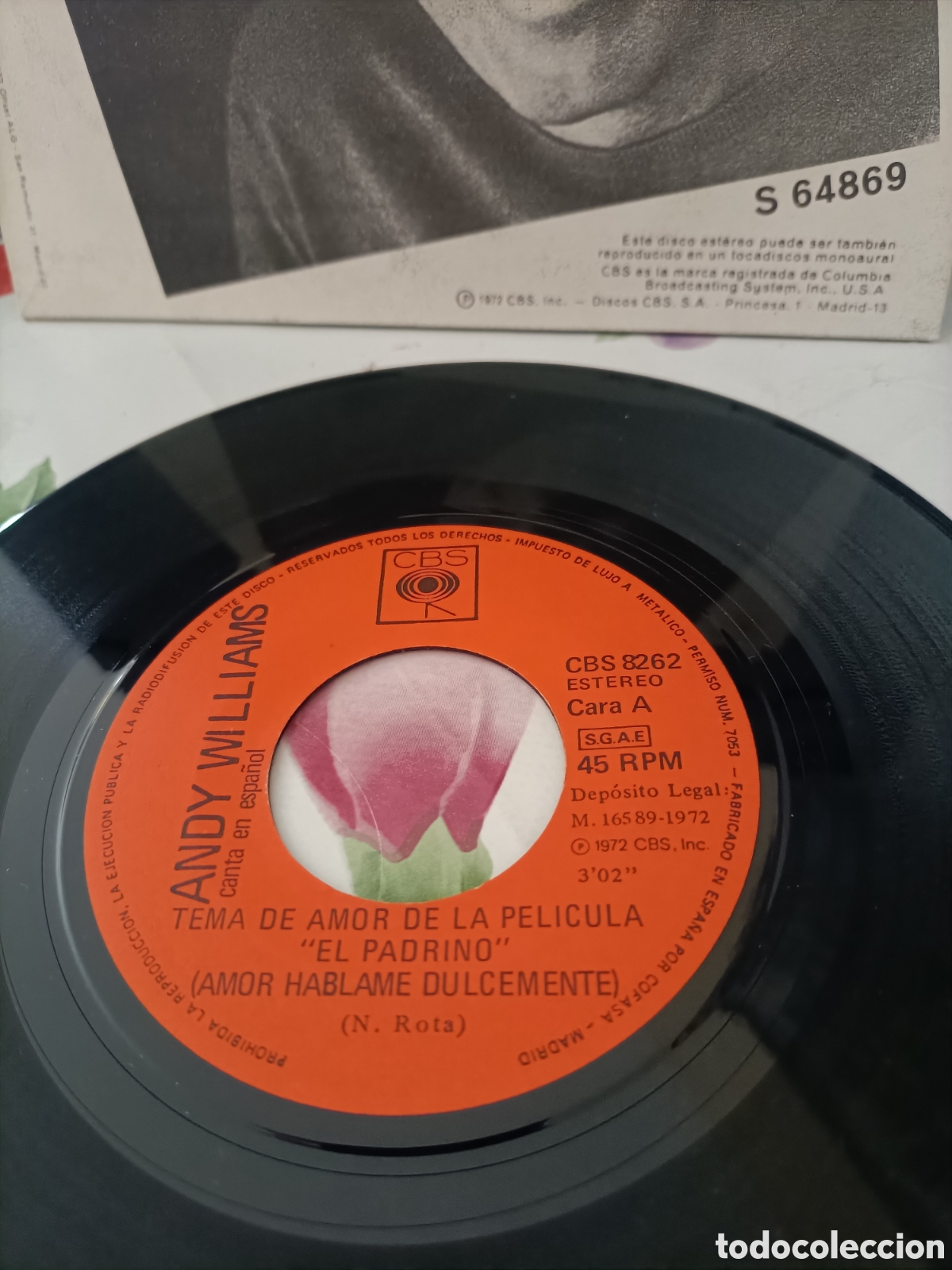 Discos de vinilo: Single Vintage,Andy Williams - Foto 4