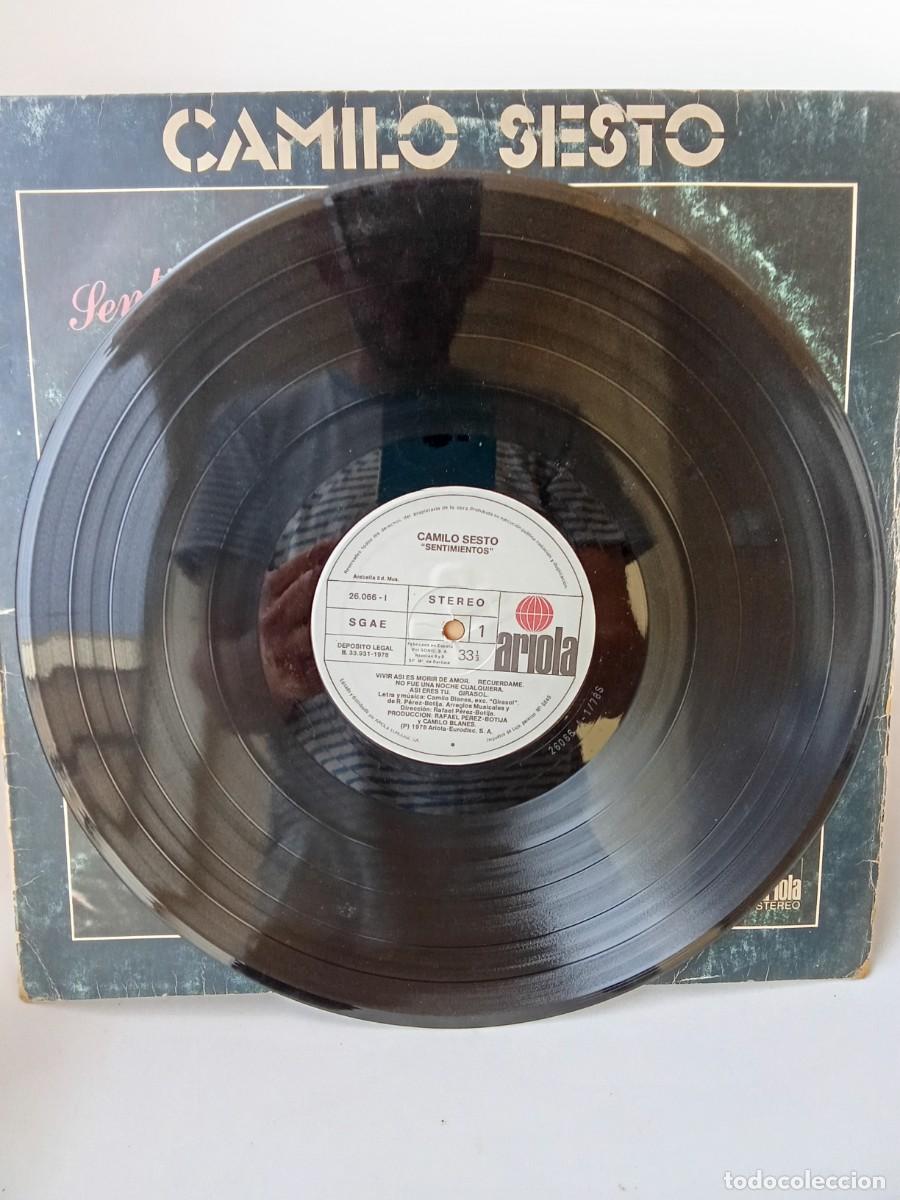 Discos de vinilo: Camilo Sesto. Sentimientos - Foto 3
