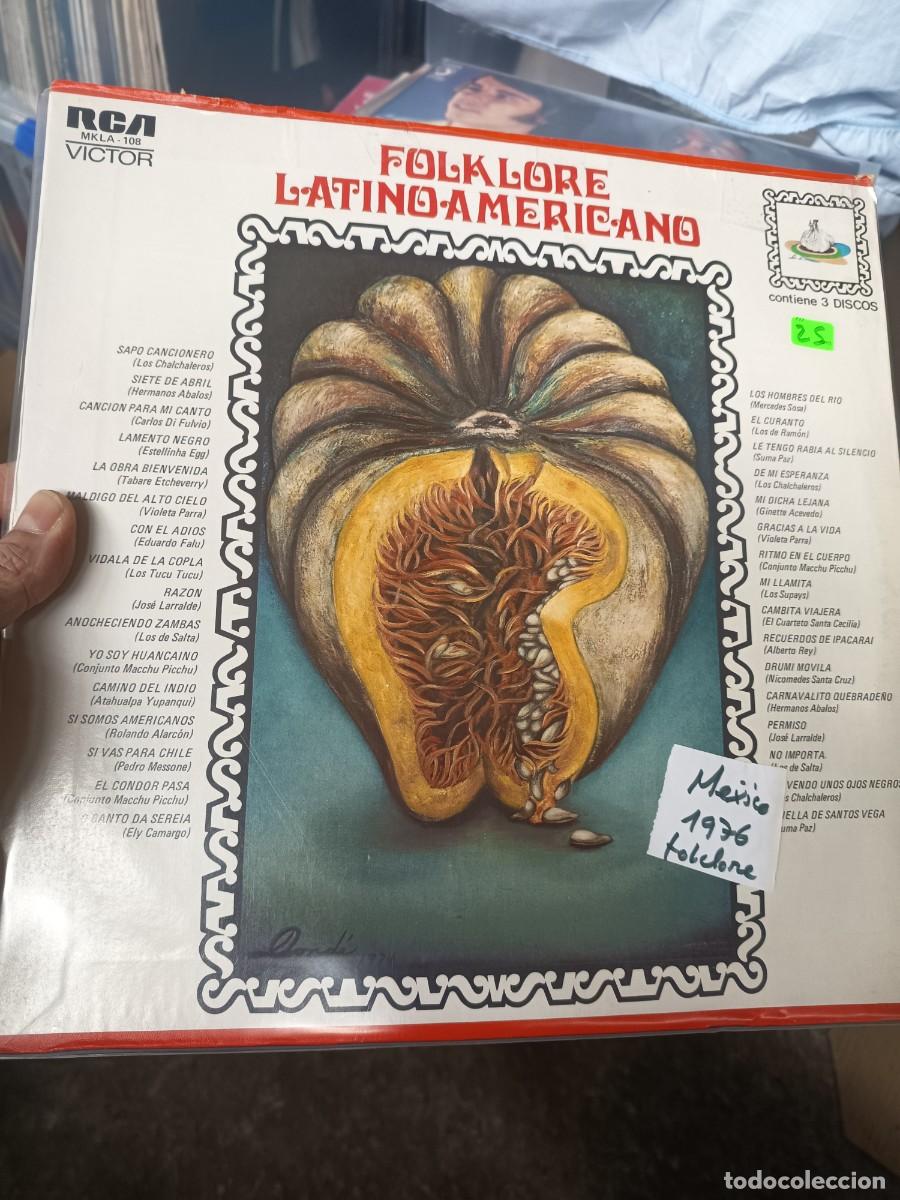 Discos de vinilo: LOTE 16, FOLKLORE LATINOAMERICANO,( 1976 MEXICO )